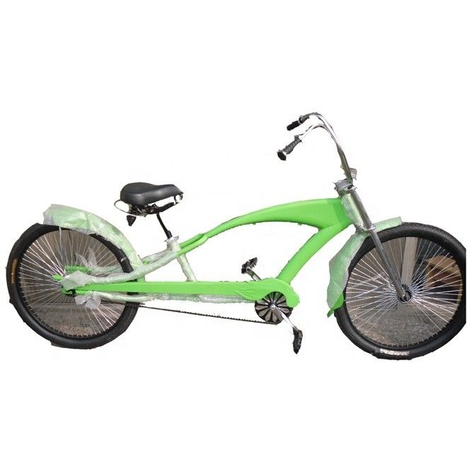 Αλουμινίου κράμα Rim 24inch 3.0 Τεχνη δίσκο φρένο Long Chopper Beach Cruiser Bike OEM / ODM