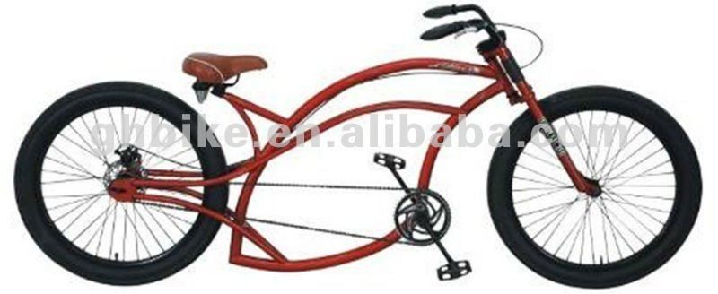 Σύνθετο Στέμ 24 &quot; CE πιστοποιημένο Chopper Beach Cruiser ποδήλατο για άνετη οδήγηση