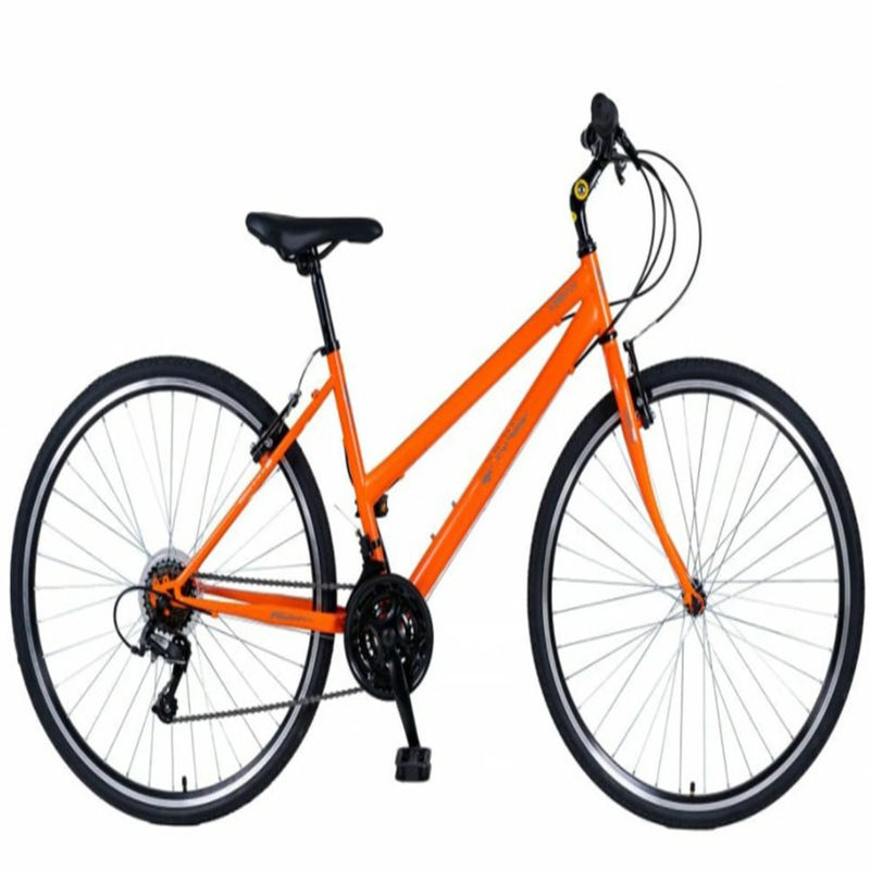 21 Speed Step Through Women Cycle Urban Lady City Υβριδικό ποδήλατο με διπλό V φρένο