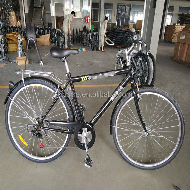 Ενηλίκιος Υβριδικό ποδήλατο 700C 6 ταχύτητας Lady City Cruiser ποδήλατο με συνολικό βάρος 17kg