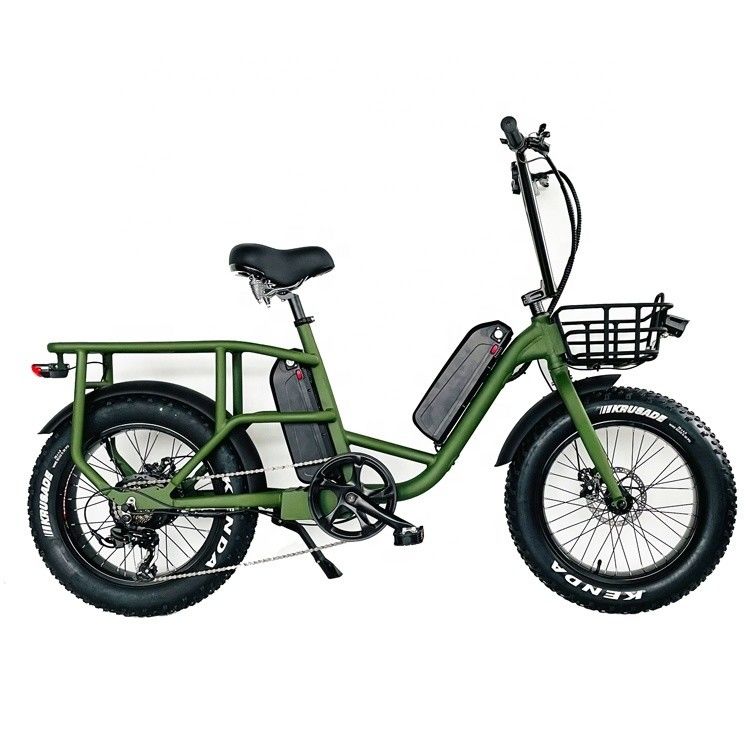 20&quot; 48V 34AH μπαταρία λιθίου 1000W 50KM/H Αλουμινίου Φρέμα 7 ταχύτητες φορτίο Ηλεκτρική διπλή μπαταρία υβριδικό Fat Snow ελαστικό 4.0 ποδήλατο
