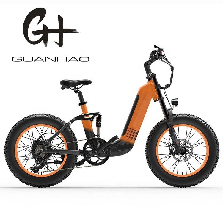 1000W 14AH Πλήρη ανάρτηση πλαίσιο 20 &quot;x4.0 Fat ελαστικό Μεγάλο επίπεδο χιόνι ελαστικό δίσκο φρένο Ebike