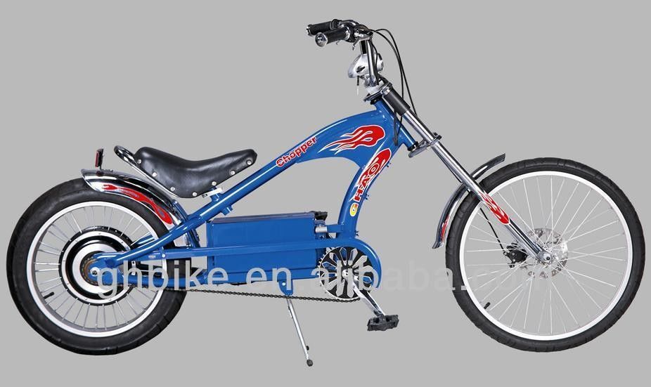 24&quot;-20&quot; Chopper Ηλεκτρικό ποδήλατο ποδήλατο με μπαταρία λιθίου τροφοδοσία και φρένο δίσκου