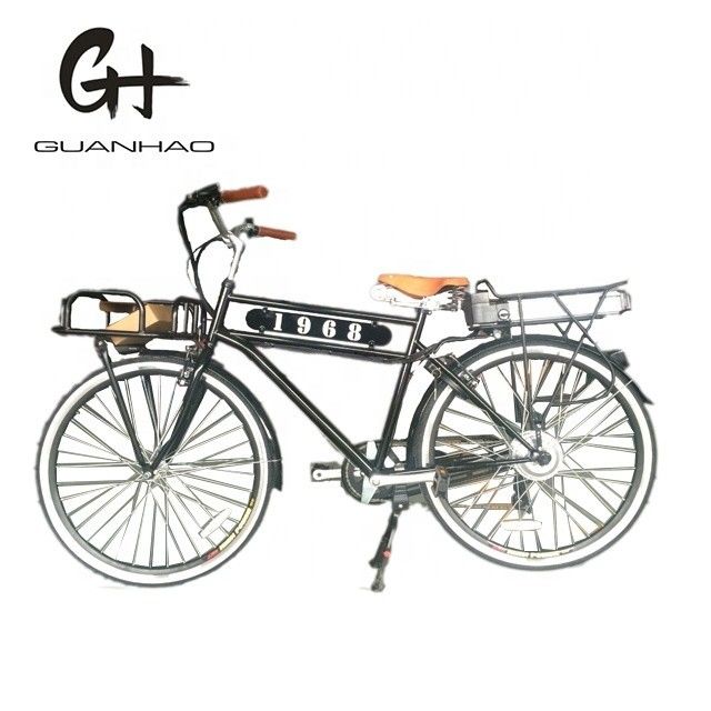 Αλουμινίου Hub 28inch 36V 15AH Cargo Παράδοση Vintage Classic Άνδρες 250W PAS ηλεκτρικό ποδήλατο