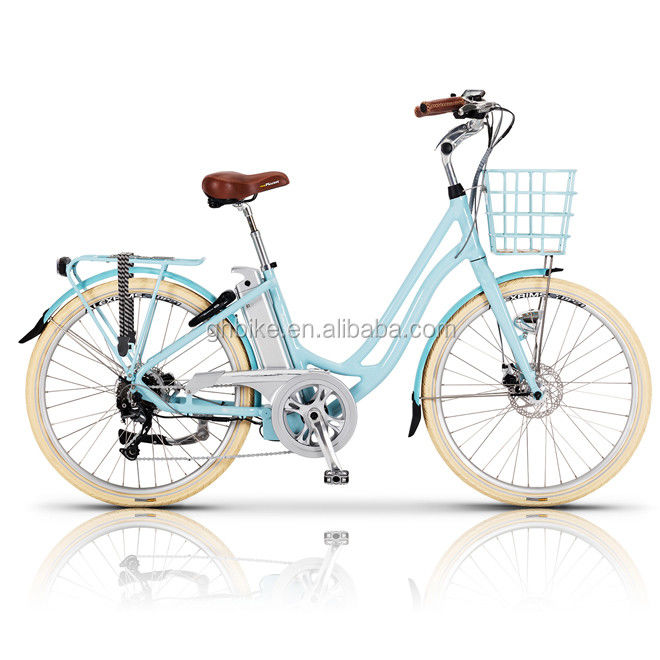 Κυρίες Beach Cruiser Vole Kensington Ηλεκτρικό ποδήλατο με 48V τάση και πλαίσιο από αλουμίνιο